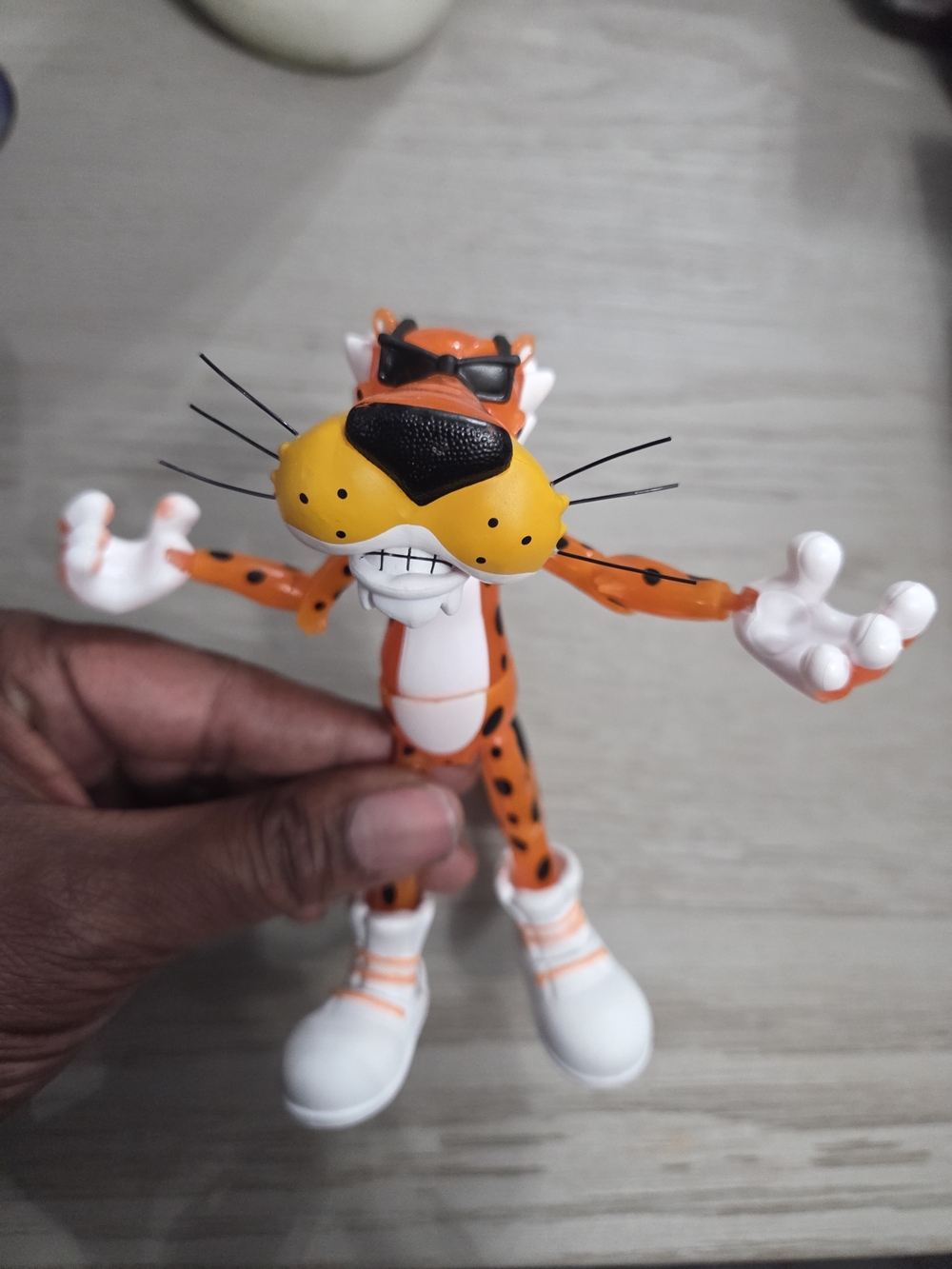 Cheetos Chester Cheetah Action Figure Flamin' Hot Glow in the Dark
